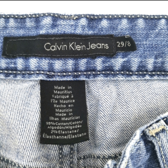 SOLD Women's Calvin Klein Straight Leg Jeans 8 long - Picture 7 of 9